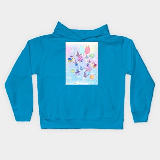 Butterflies and candies Kids Hoodie